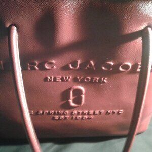 Marc Jacobs East West Burgundy Tote